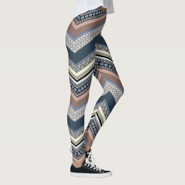 Zig Zag Pattern Leggings (Derecha)