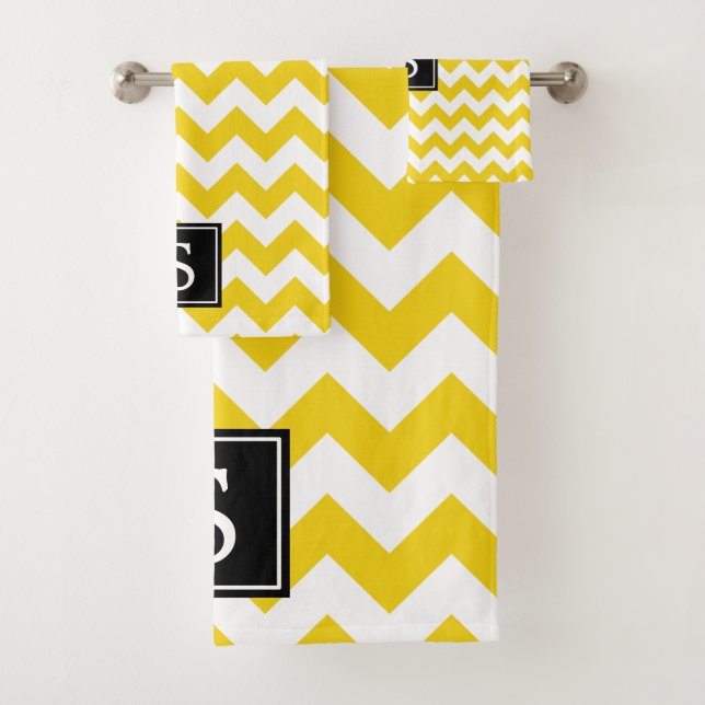 Zigzag Amarillo, Chevron Amarillo, Monograma (In situ)