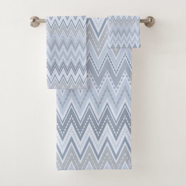 Zigzag azul claro (In situ)