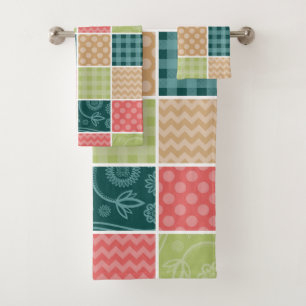Zigzag, Chevron, Gingham, Puertos Polka, Patchwork