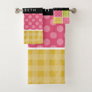 Zigzag, Chevron, Polka Dots, Gingham, Su Nombre
