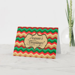Zigzag de Chevron del navidad