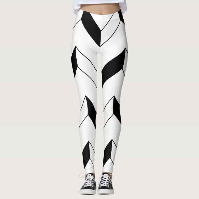 zigzag Leggings para mujeres (Anverso)