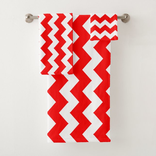 Zigzag Rojo a rayas (In situ)