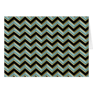 ZigZag Verde azulado de oro negro