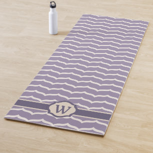 Zigzag Yoga Mat florecido
