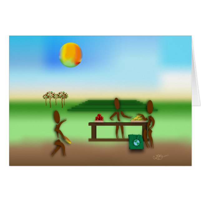 Zinglees ~ Mercado de los agricultores (Anverso (Horizontal))