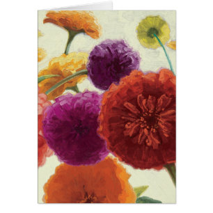Zinnias puros de la paleta