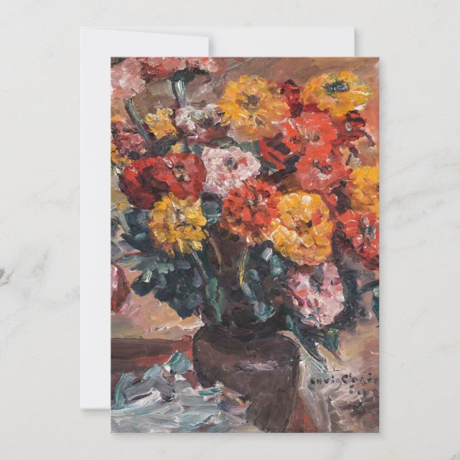 Zinnien | Lovis Corinth (Anverso)