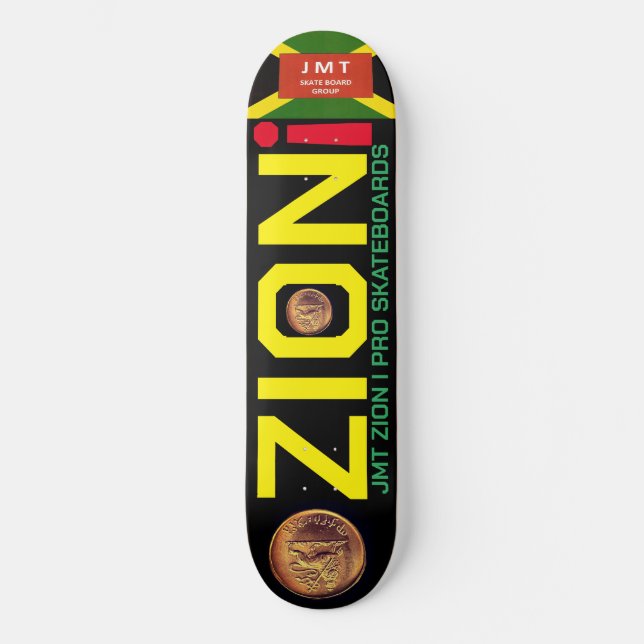 ZION. I. JMT 8 1/4" Tabla de Skateboard (Anverso)