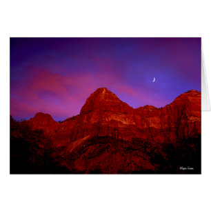 Zion Ridge en el crepúsculo - parque nacional de