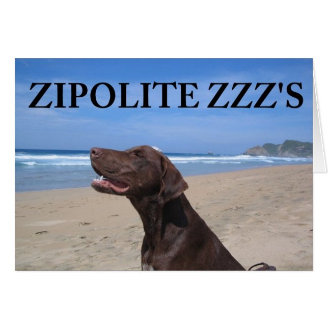 ZIPOLITE ZZZ (Anverso (Horizontal))