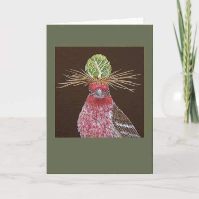 Zippy la tarjeta de bienvenida de finch (Anverso)