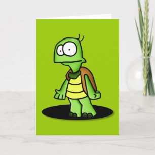 Zippy la tarjeta de felicitación de la tortuga