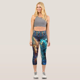 Zodiac Gemini - Bonito Capris Leggings