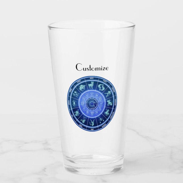 Zodiac Sun Rótulo Astrología Calendario Thunder_Co (Anverso)