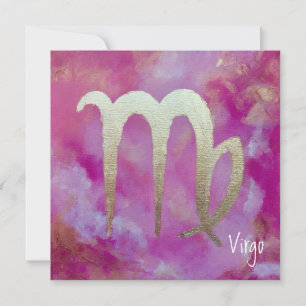 Zodiac: tarjetas de nota VIRGO