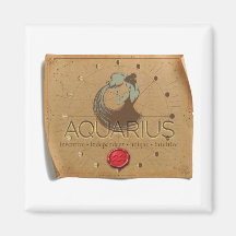 ZODIACO - Acuario - Imán