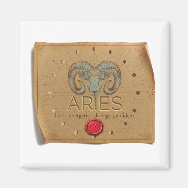 ZODIACO - Aries - Imán (Frente)