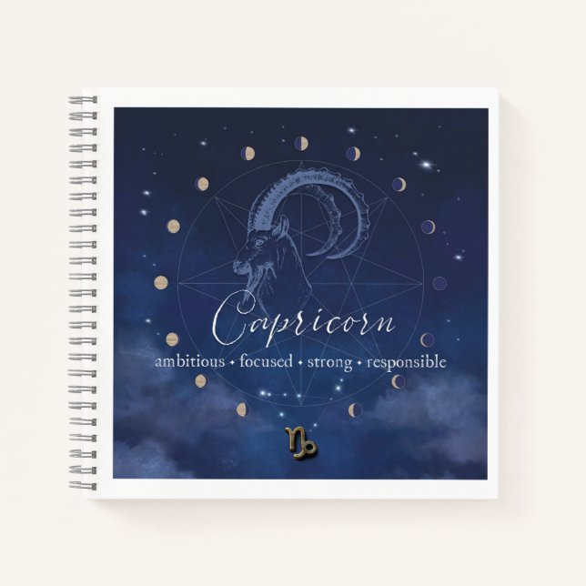 Zodíaco - Capricornio - Diario (Anverso)