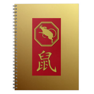 Zodiaco chino - 2020 años de la rata - cuaderno