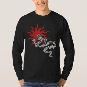 Zodiaco chino - camiseta de la oscuridad del