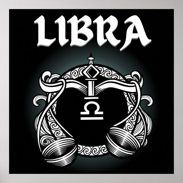 Zodíaco Oscuro - Libra | Arte de Astrología Mediev (Frente)