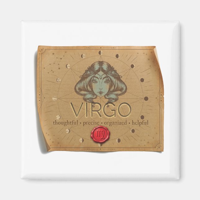 ZODIACO - Virgo - Imán (Frente)