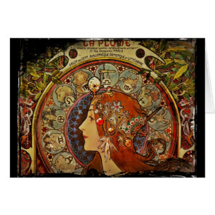 Zodiak Woman de Mucha