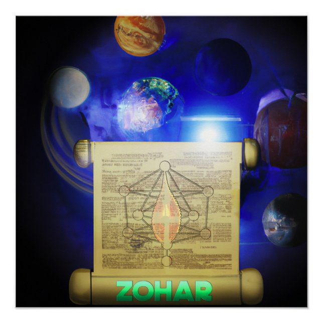 Zohar Kabbalah Poster (Anverso)