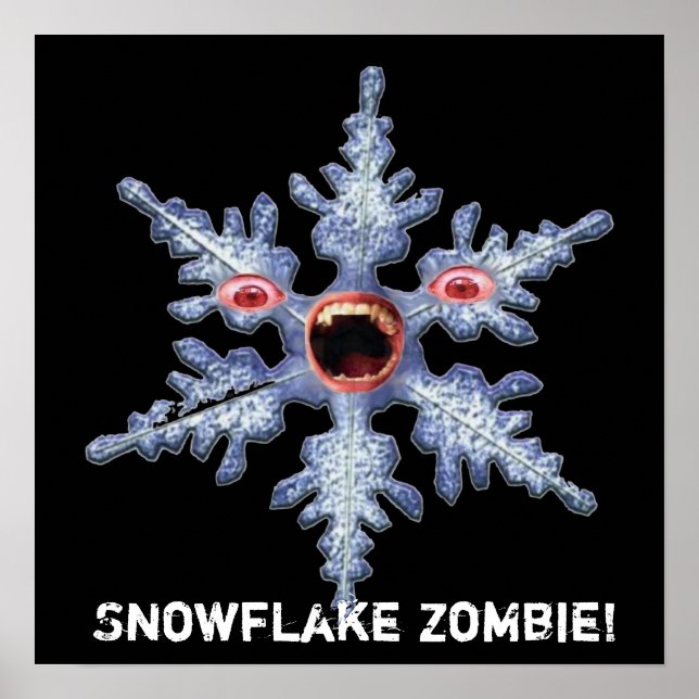 ¡Zombie Copo de Nieve! Póster (Frente)