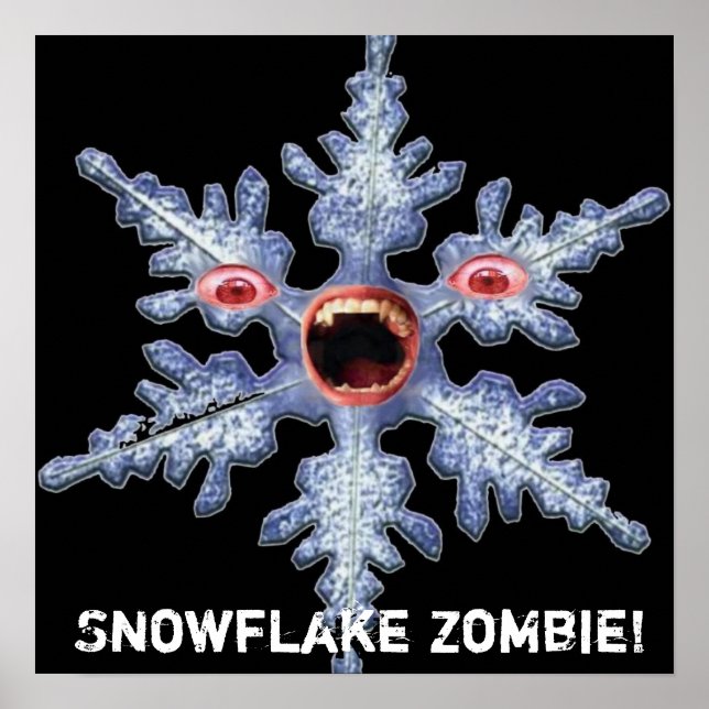 ¡Zombie Copo de Nieve! Póster (Frente)
