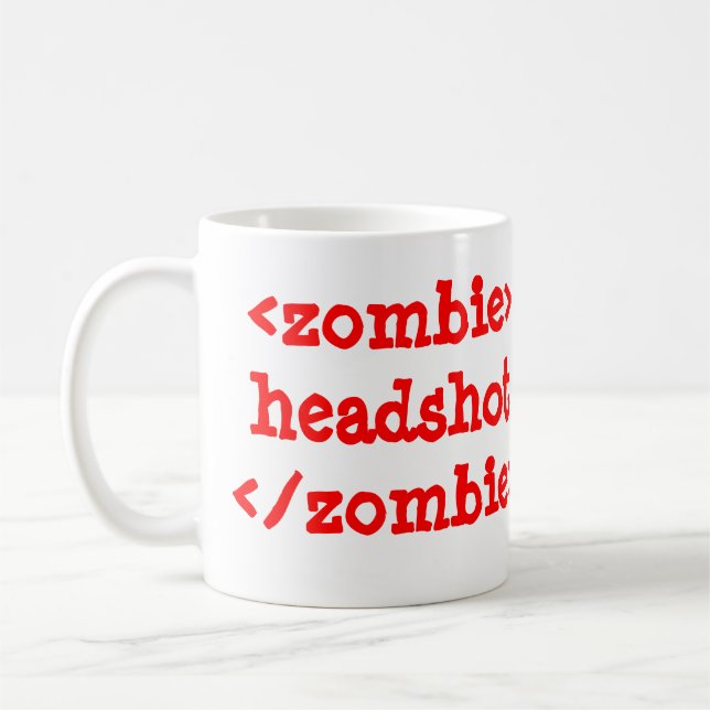 <zombie>headshot</zombie> Taza de café (Izquierda)