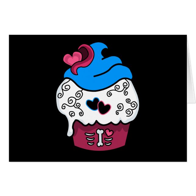 Zombie Heart Cupcake (Anverso (Horizontal))