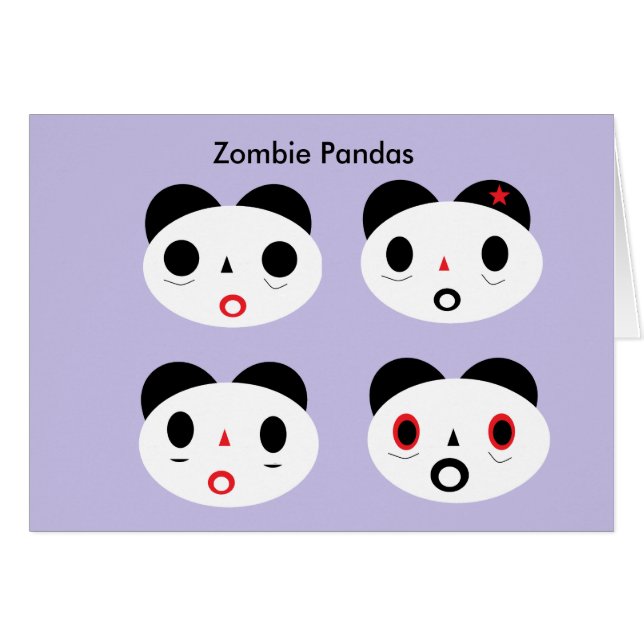 Zombie Panda hey (Anverso (Horizontal))