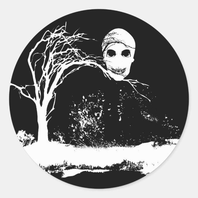 zombie - pegatina (Anverso)