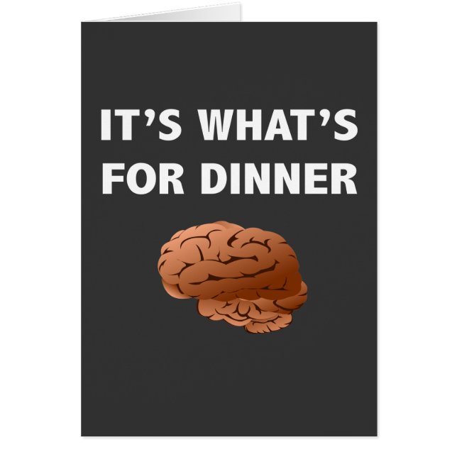 Zombie ¿qué hay para cenar? (Frente)