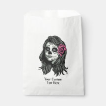 Zombie Woman personalizado bolsas de texto a favor