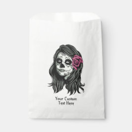 Zombie Woman personalizado bolsas de texto a favor