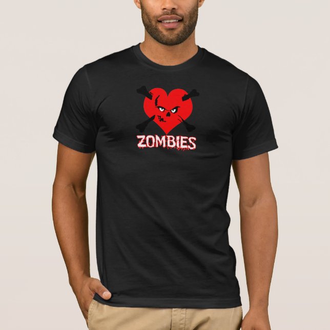 zombies de corazón - camisa (Anverso)