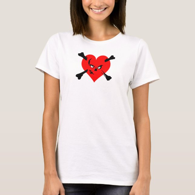 zombies de corazón - camisa (Anverso)