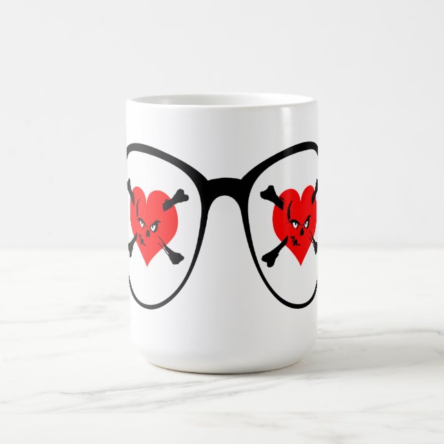 zombies de corazón - tazas (Centro)