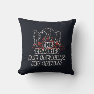 Zombies personalizado color arrojar almohada