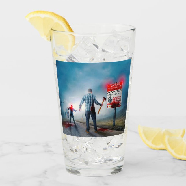 Zombis de los alegres ojos brillantes de Halloween (Anverso (hielo))