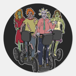 Zombis en Segways 2, pegatinas