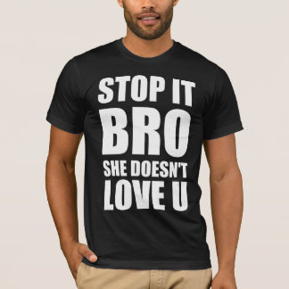 Zona de amigo cita graciosa básica Camiseta oscura