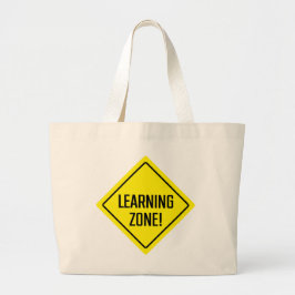Zona de aprendizaje! Bolsa Jumbo Tote