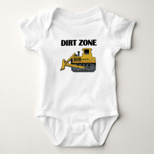 Zona de suciedad (bulldozer) - Baby Jersey Bodysui