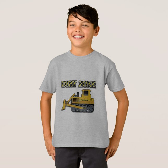 Zona de suciedad (bulldozer) - Camiseta básica par (Anverso completo)