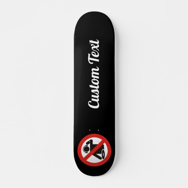 Zona libre de DJ Skateboard Deck (Anverso )